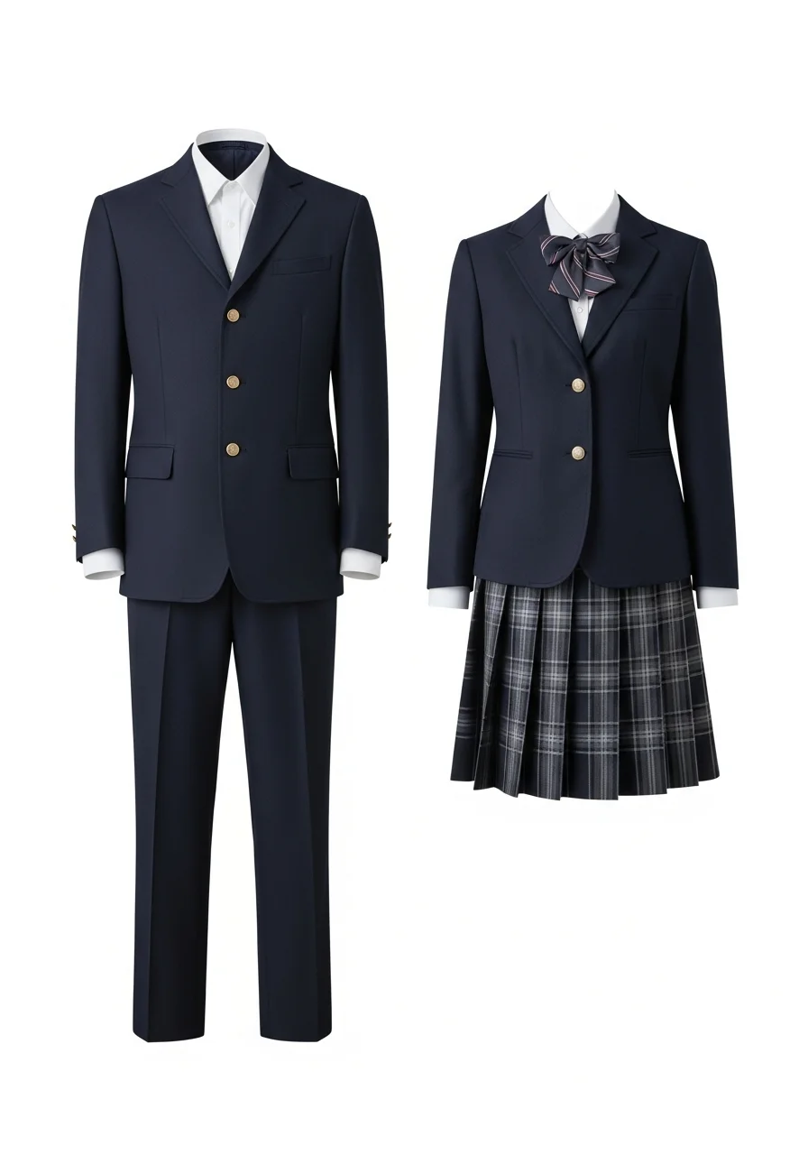 穎明館中学校の制服