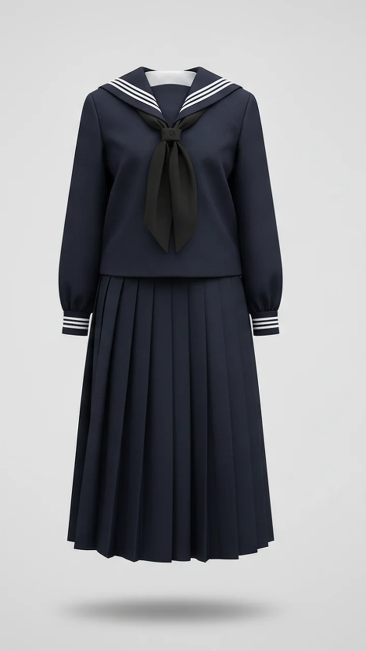 大妻嵐山中学校の制服
